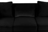 Bayberry - Velvet Sofa With 3 Pillows - Furniture Home Direct