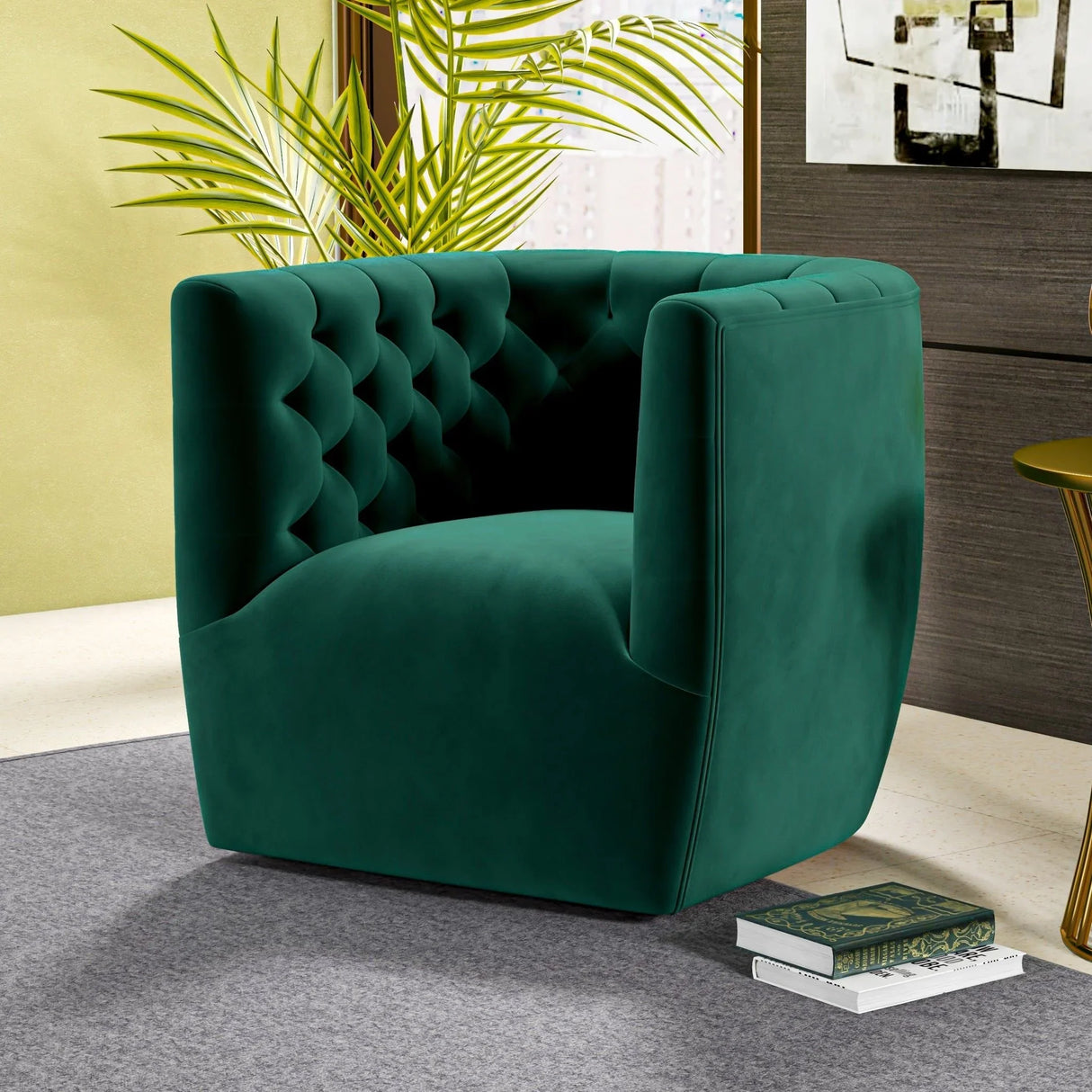 Delaney - Ergonomic Design Swivel Chair - Furniture Home Direct
