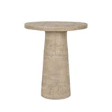Round Side Table With Pedestal Base - Furniture Home Direct