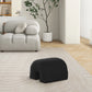 Bridge - Arched Upholstered Footstool Ottoman - Furniture Home Direct