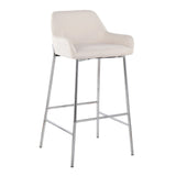 Daniella - Contemporary Fixed Height Bar Stool (Set of 2) - Furniture Home Direct