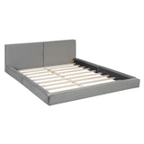 Upholstered Platform Bed, Grounded Bed With Solid Frame - Furniture Home Direct