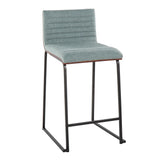 Mason Mara - Contemporary Fixed Height Quality Counter Stool (Set of 2) - Furniture Home Direct