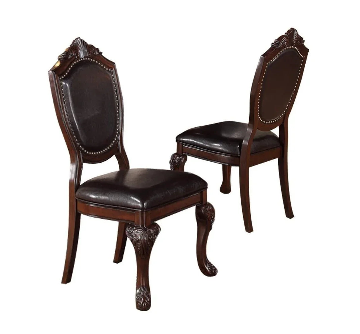 Classic Formal Dining Room Table And 4 Side Chairs - Furniture Home Direct