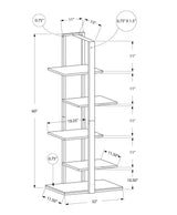 Bookshelf, Bookcase, Etagere, 5 Tie For Office, Contemporary & Modern - Furniture Home Direct