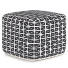 Noreen - Upholstered Square Pouf - Furniture Home Direct