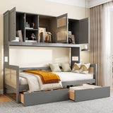 Daybed And All In One Cabinet And Shelf - Furniture Home Direct