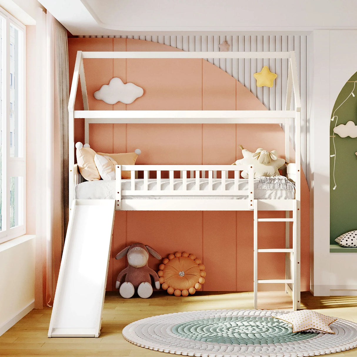 Loft Bed With Slide - Furniture Home Direct