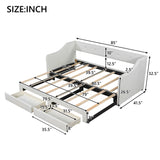 Upholstered Daybed With 2 Drawers - Furniture Home Direct