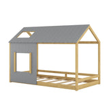 House Bed With Roof And Window - Furniture Home Direct
