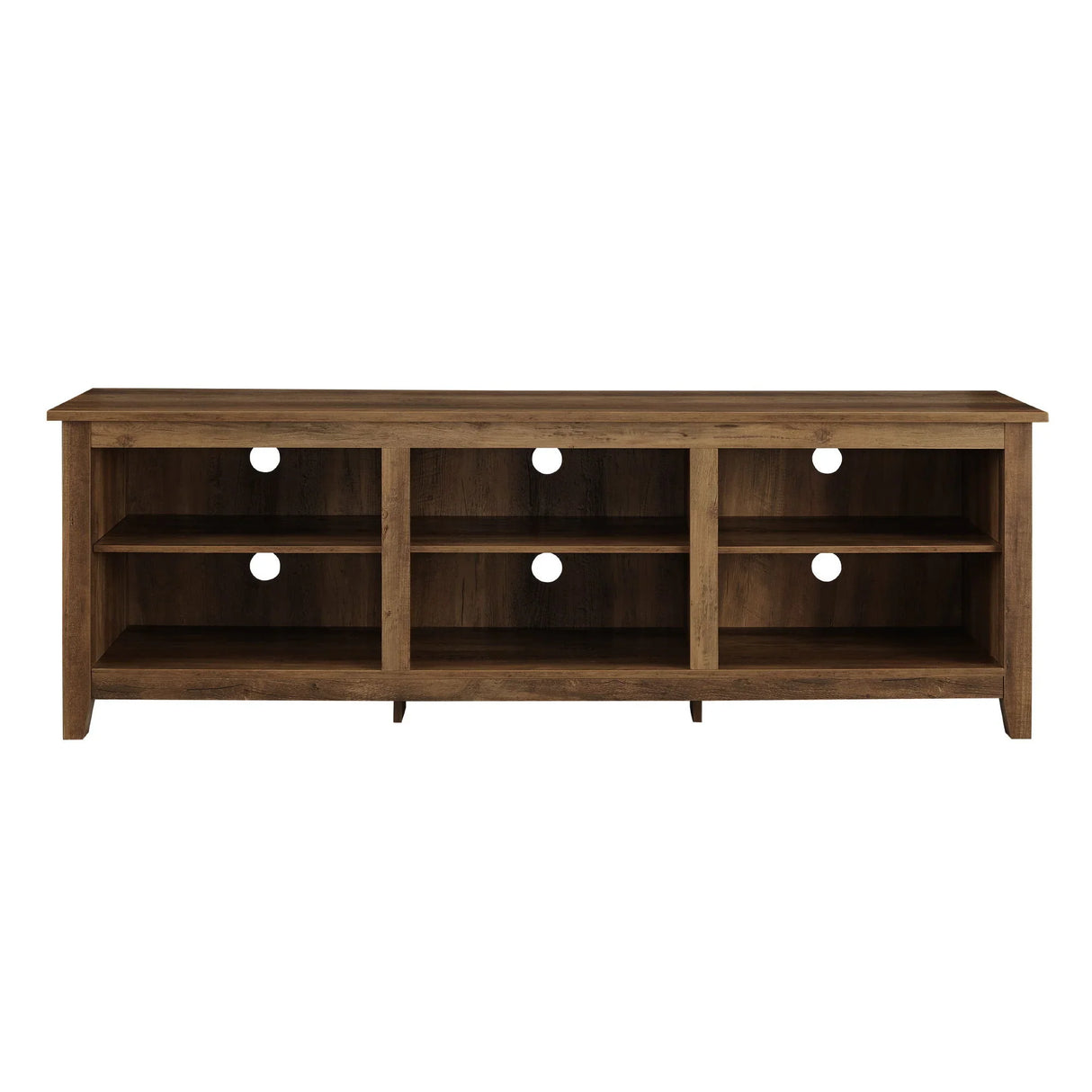 Modern Transitional 3 Shelf Open Storage TV Stand - Furniture Home Direct