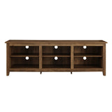 Modern Transitional 3 Shelf Open Storage TV Stand - Furniture Home Direct