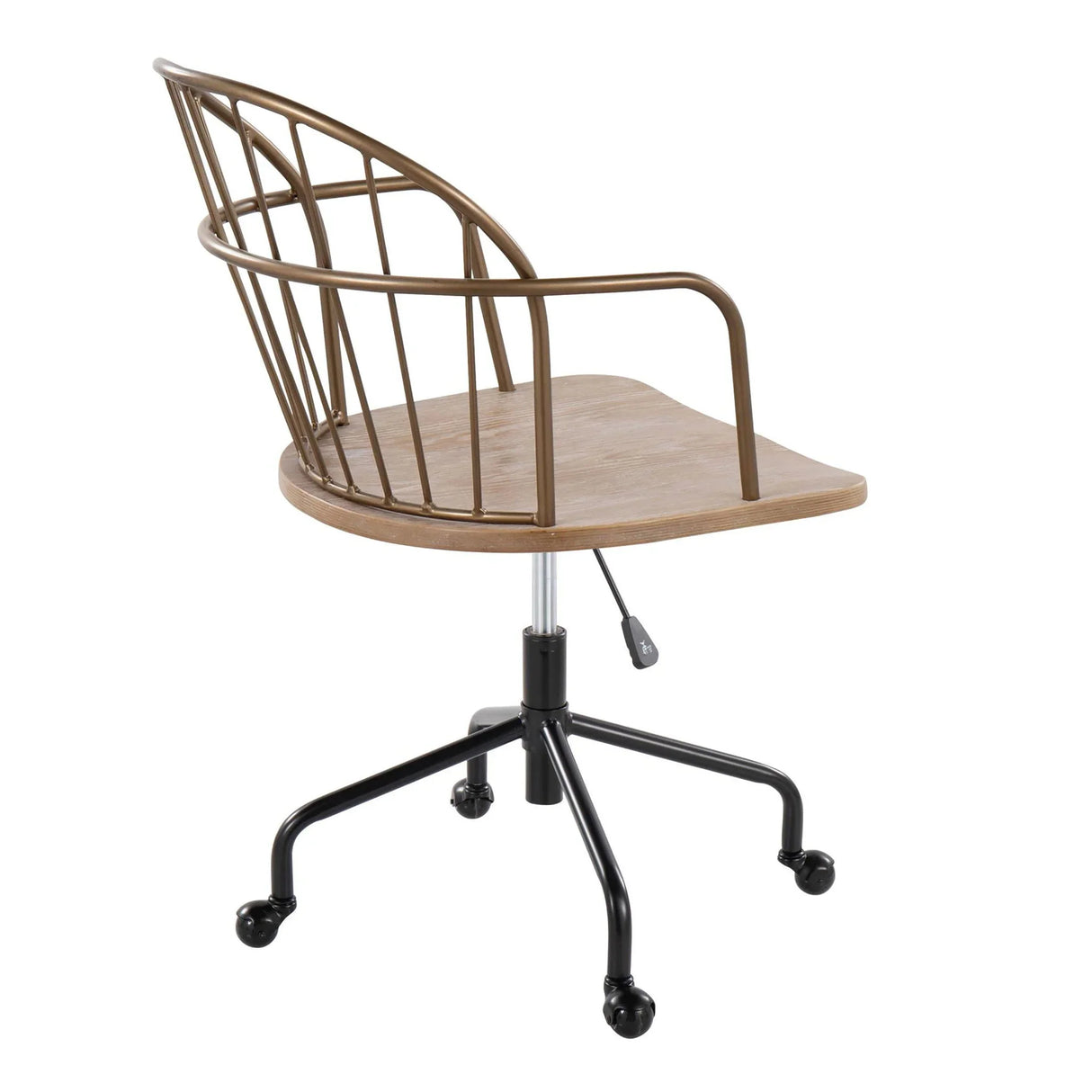 Riley - Farmhouse Adjustable Office Chair - Furniture Home Direct