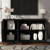 TV Stand For TVs Up To 65", Modern Entertainment Center Media Console Cabinet With 2 Spacious Storage Space - Furniture Home Direct