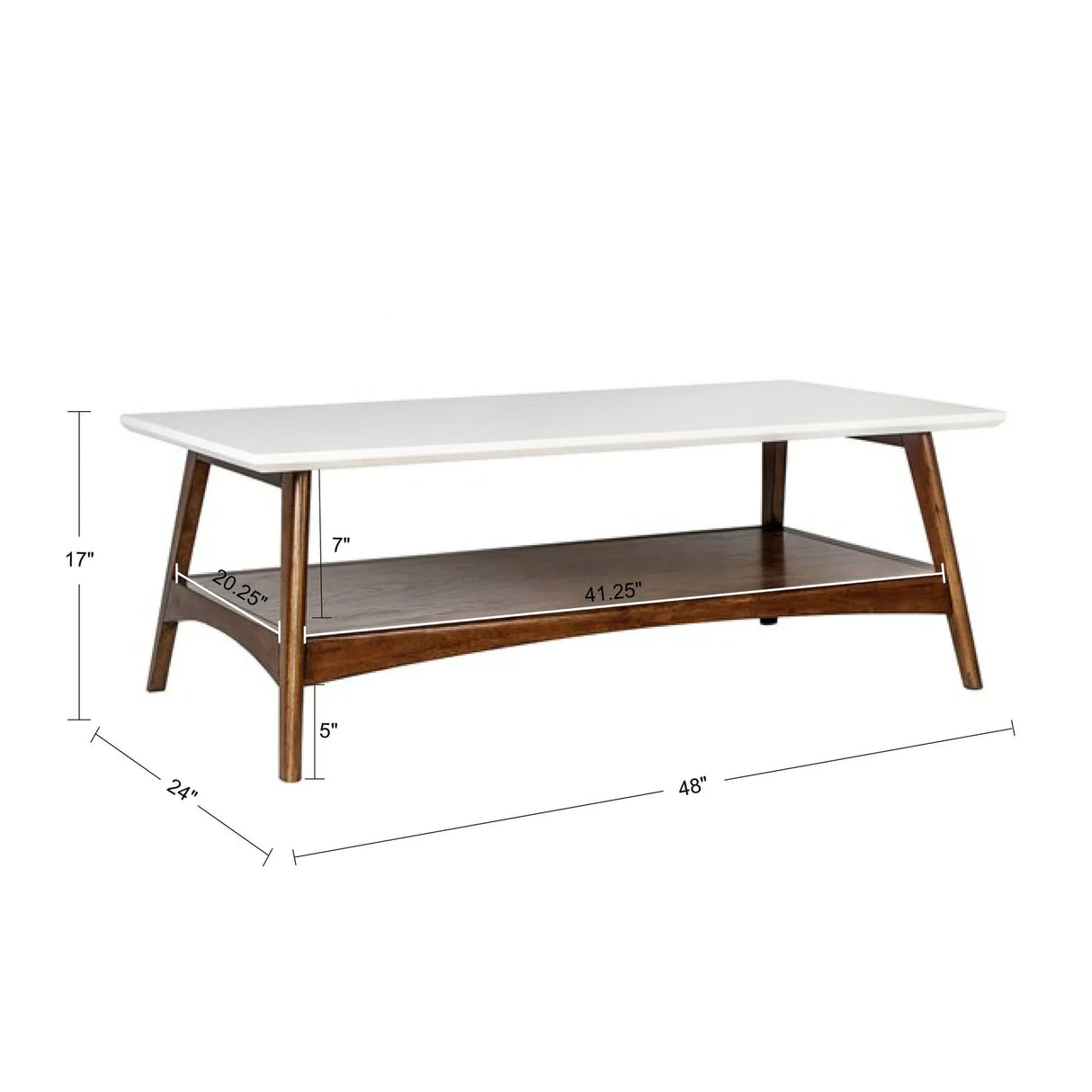 Modern Table With Extra Storage - Furniture Home Direct