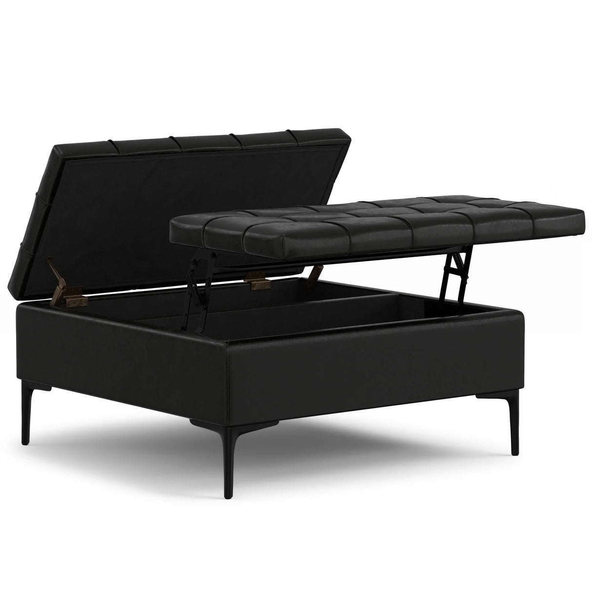 Laura - Lift Top Storage Ottoman - Furniture Home Direct