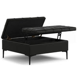 Laura - Lift Top Storage Ottoman - Furniture Home Direct