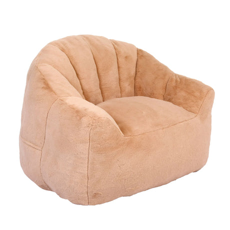 Beanbag Chair, Beanbag Sofa Chair With Armrests Stuffed High Density Foam - Furniture Home Direct