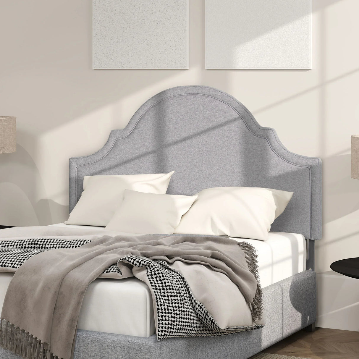 Catherine - Luxurious Comfort Upholstered Headboard - Furniture Home Direct