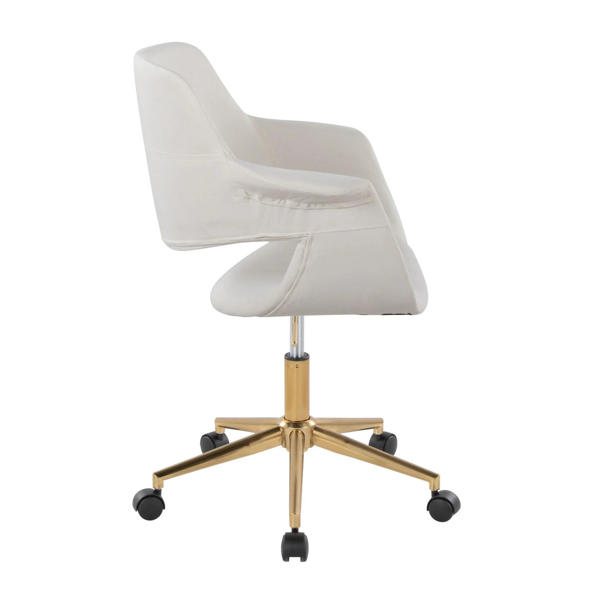 Vintage Flair - Mid Century Modern Office Chair - Furniture Home Direct