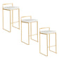 Fuji - Contemporary / Glam & Quality Construction Barstool - Furniture Home Direct