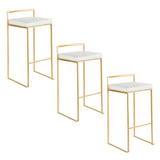 Fuji - Contemporary / Glam & Quality Construction Barstool - Furniture Home Direct