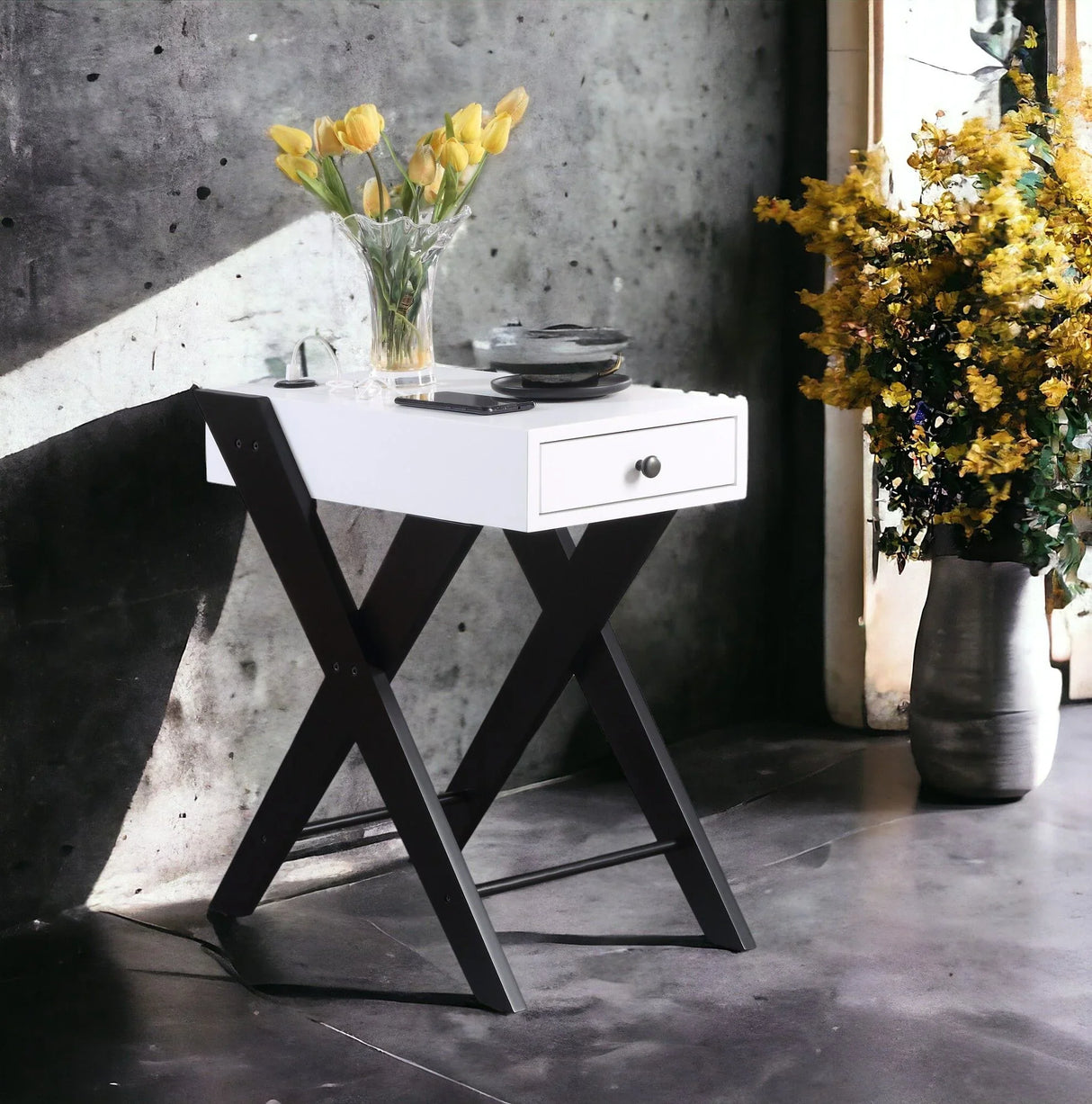 Fierce - Accent Table With Built - In USB Port - Furniture Home Direct