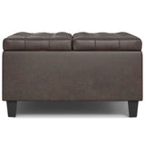 Harrison - Upholstered Coffee Table Storage Ottoman - Furniture Home Direct