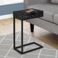 Accent Table, C - Shaped Contemporary & Modern Elegant Design - Furniture Home Direct
