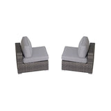 Modern Rattan Wicker Seating Group With Cushions - Furniture Home Direct