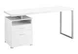 Computer Desk For Home Office, Laptop, Left Right Set - Up, Storage Drawers, Contemporary & Modern - Furniture Home Direct