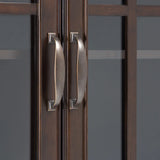Connaught - Tall Storage Cabinet - Dark Chestnut Brown - Furniture Home Direct