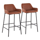 Daniella - Industrial Fixed Height Bar Stool (Set of 2) - Furniture Home Direct