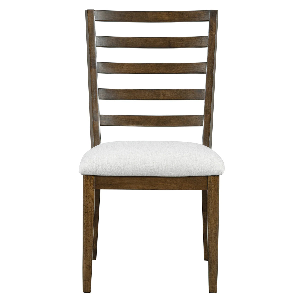 Dining Set Round Table With Four Upholstered Chairs Walnut - Furniture Home Direct