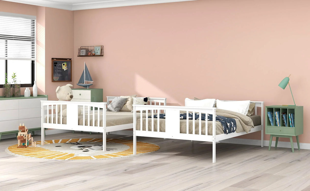 Bunk Bed With Ladder For Bedroom, Guest Room Furniture - Furniture Home Direct
