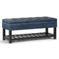 Cosmopolitan - Storage Ottoman Bench With Open Bottom - Furniture Home Direct