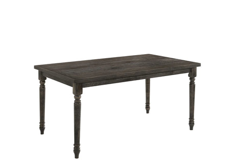 Claudia II - Weathered 7 Pieces Dining Room Set - Gray - Furniture Home Direct