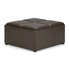 Avalon - Square Coffee Table, Storage Ottoman - Furniture Home Direct