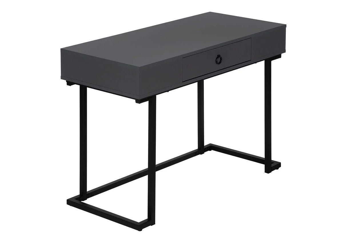 Computer Desk For Home Office, Glossy, Storage Drawer - Furniture Home Direct