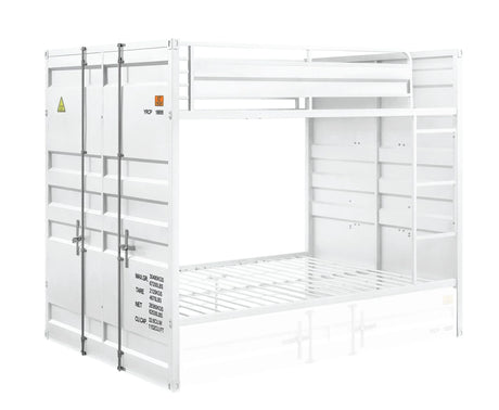 Cargo - Full Bunk Bed With Trundle - White - Furniture Home Direct