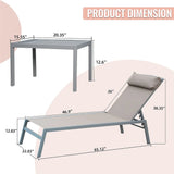 Patio Chaise Lounge Set - Furniture Home Direct