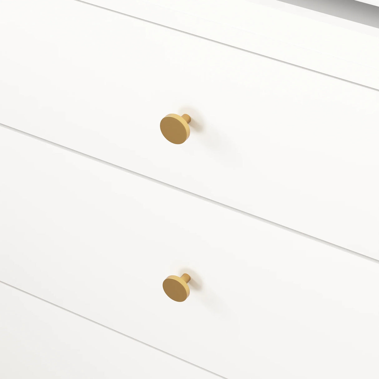 Vanity Desk With Mirror Small Compact Modern Style White - Furniture Home Direct