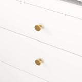Vanity Desk With Mirror Small Compact Modern Style White - Furniture Home Direct