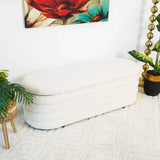 Cabana - Bench With Storage - Ivory - Furniture Home Direct