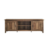 Modern Farmhouse 2 Door Grooved 70" TV Stand For 85" TVs - Furniture Home Direct