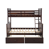 Bunk Bed With Ladder, And Safety Guard Rails - Furniture Home Direct
