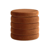 Fuji - Oversized Round Storage Ottoman - Furniture Home Direct