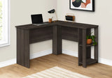 Computer Desk, Home Office, Corner, Storage Shelves, L Shape, Laptop, Contemporary & Modern - Furniture Home Direct