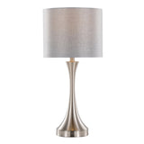 Lenuxe - Contemporary Table Lamp Built In USB Port (Set of 2) - Furniture Home Direct