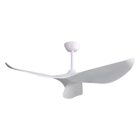 Indoor Ceiling Fan Without Light, 6 Speeds Reversible DC Motor, 3 ABS Blade Ceiling Fan White For Bedroom - White - Furniture Home Direct